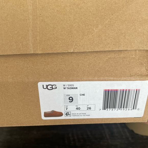 UGG Women's Brown Suede Slippers - Picture 4 of 5